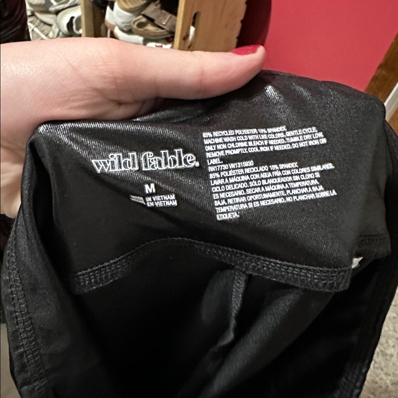 NWOT Wild Fable leather leggings - Picture 3 of 3